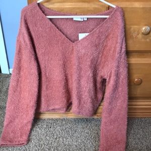 PINK FLUFFY LONG SLEEVE